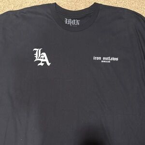 IRON OUTLAWS Black T-Shirt